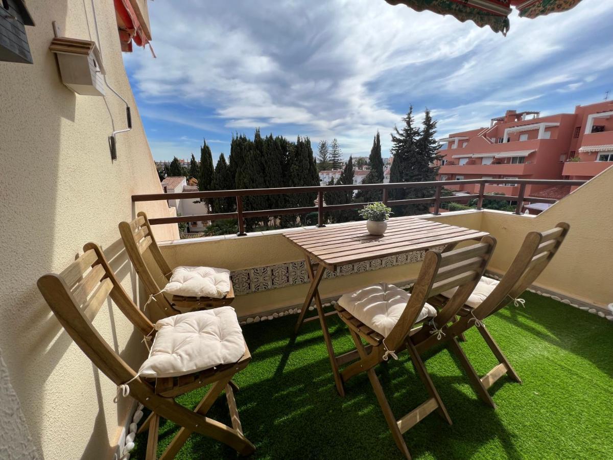 Apartamento Tropical Con Piscina Cerca De La Playa 托雷莫利诺斯 外观 照片